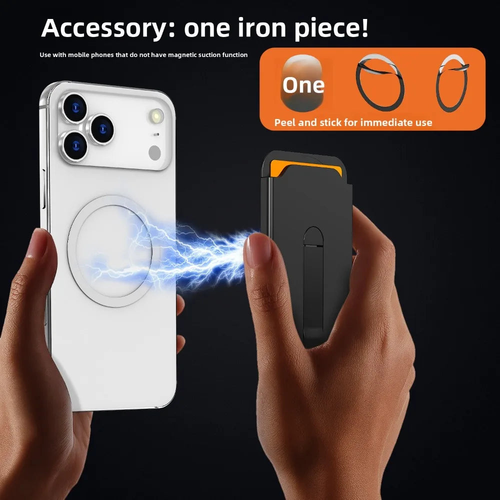 MagSafe Magnetic Wallet Case & Phone Stand for iPhone 15, 16 & 17 Pro Max