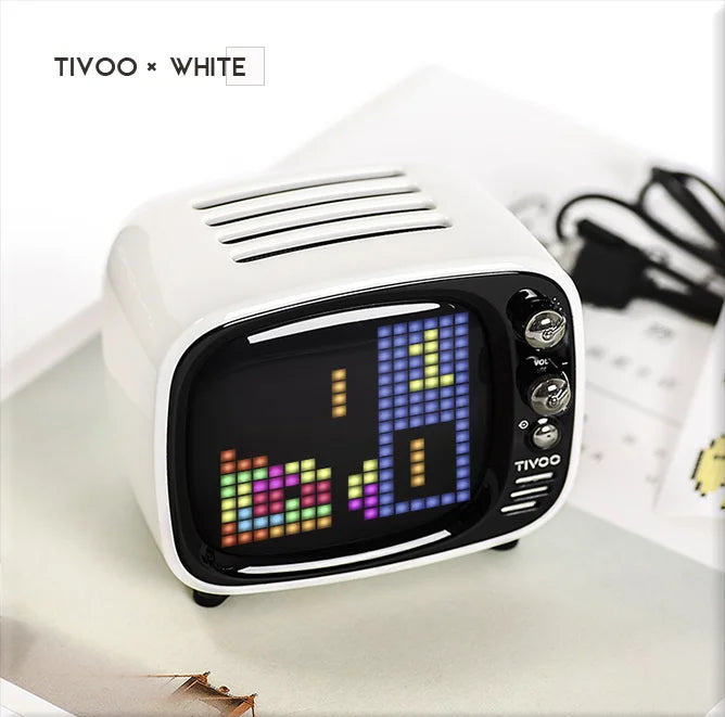 Divoom TIVOO Pixel TV Bluetooth Speaker with App Control & Alarm Clock