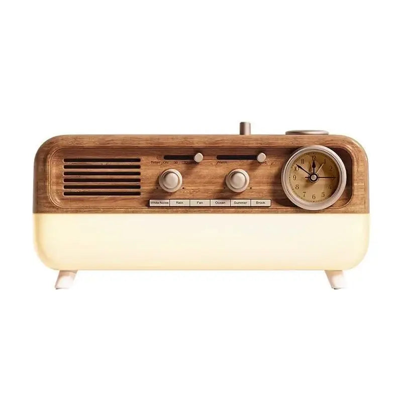 Retro Bluetooth Sleep Speaker with White Noise & LED Mood Light