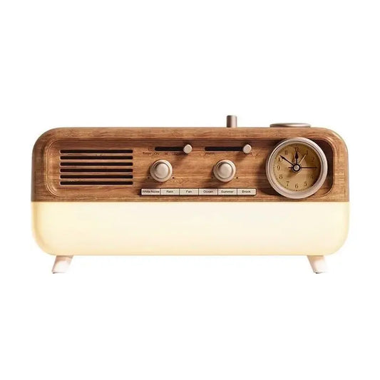 Retro Bluetooth Sleep Speaker with White Noise & LED Mood Light