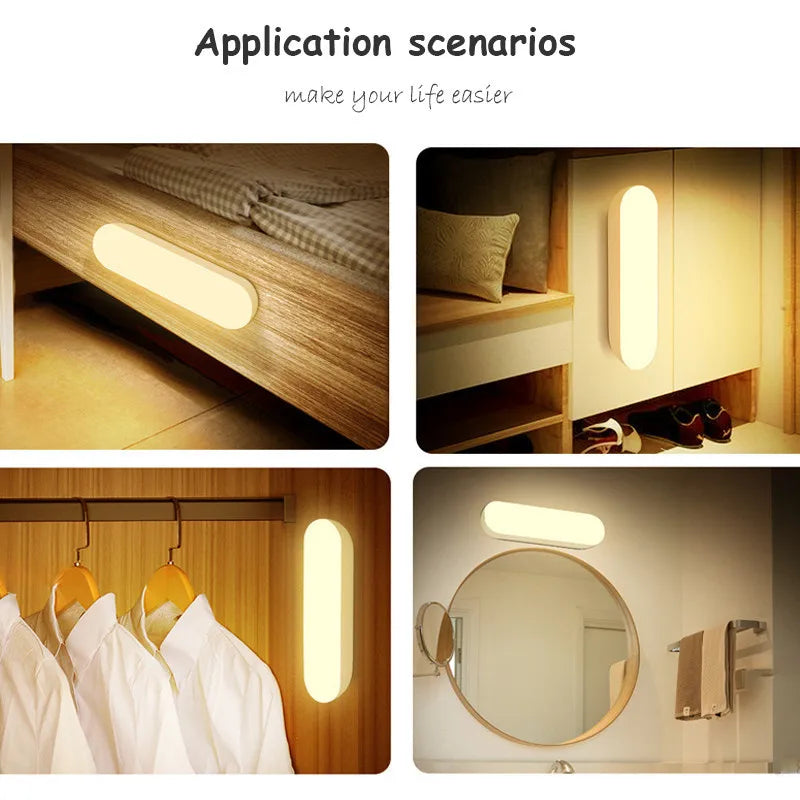 Wireless LED Motion Sensor Night Light for Wardrobe & Kitchen