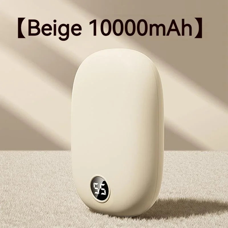 10000mAh 2-in-1 Hand Warmer & Power Bank – USB Rechargeable for Cold Weather