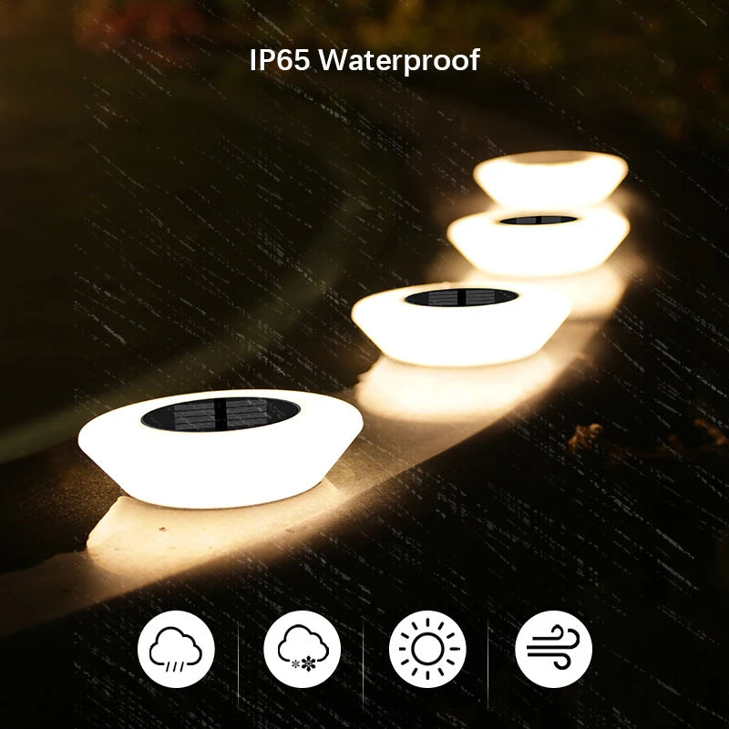 Solar Garden Ground Lights – 14 LED Waterproof IP65
