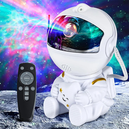 Astronaut Galaxy Projector Night Light for Kids Bedroom