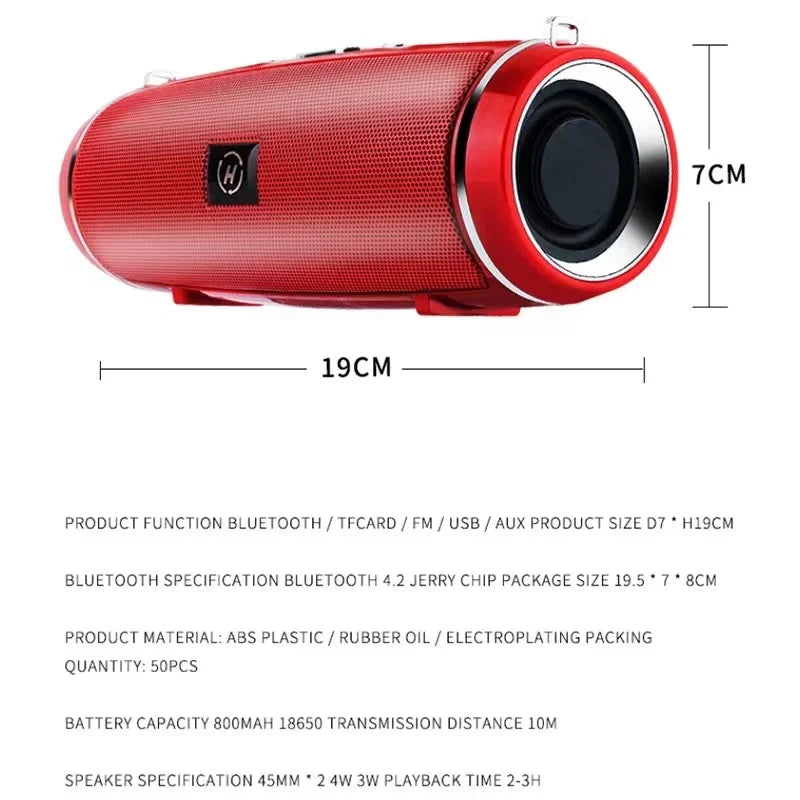 200W Portable Bluetooth Speaker – IPX7 Waterproof Outdoor Subwoofer