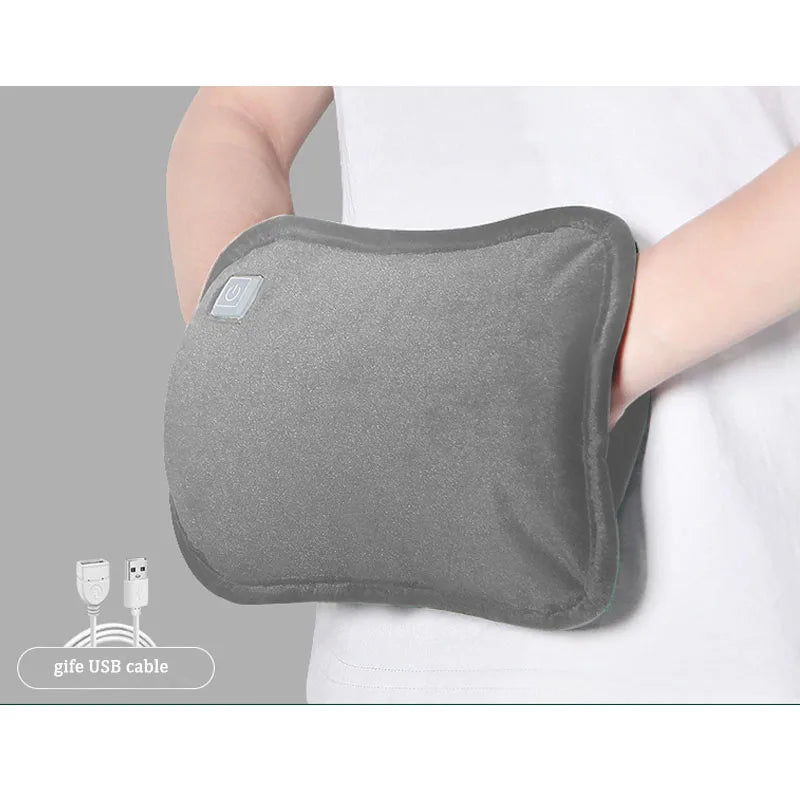 USB Rechargeable Graphene Hot Water Bag & Hand Warmer – Adjustable Temperature