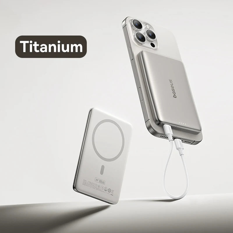 Baseus Slim Magnetic Power Bank – 5000mAh or 10000mAh