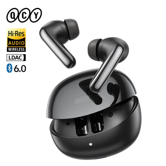 QCY MeloBuds N60 ANC Wireless Earbuds – Bluetooth 6.0, 45Hr