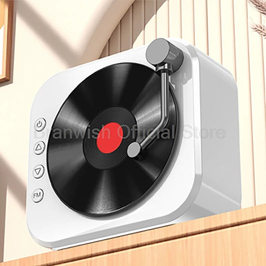5W Vinyl Retro Bluetooth Speaker – Home Décor & Gift