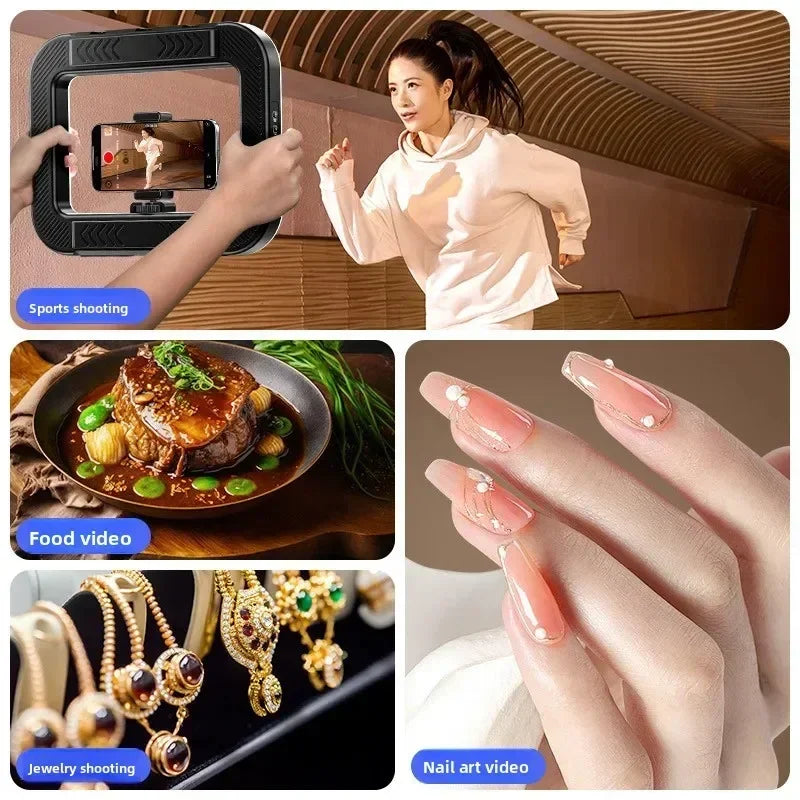 Portable Handheld Ring LED Light for Mobile Live Streaming & Selfies