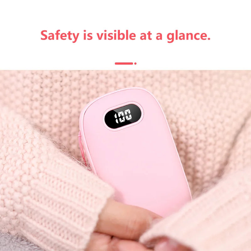 2-in-1 Hand Warmer & Power Bank – USB Rechargeable Mini Pocket Heater