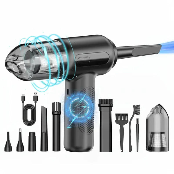 2-in-1 Cordless Air Duster & Vacuum Cleaner for Keyboard & PC