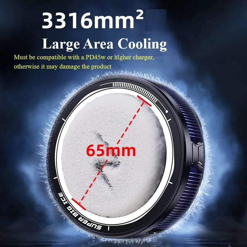 FS12 45W RGB Magnetic Tablet & Gaming Phone Cooler with LED | Makwando