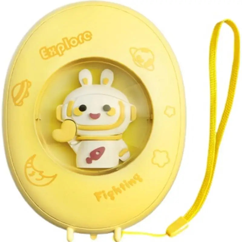 Cartoon Pocket Hand Warmer 1200mAh – USB Rechargeable with Ambient Light