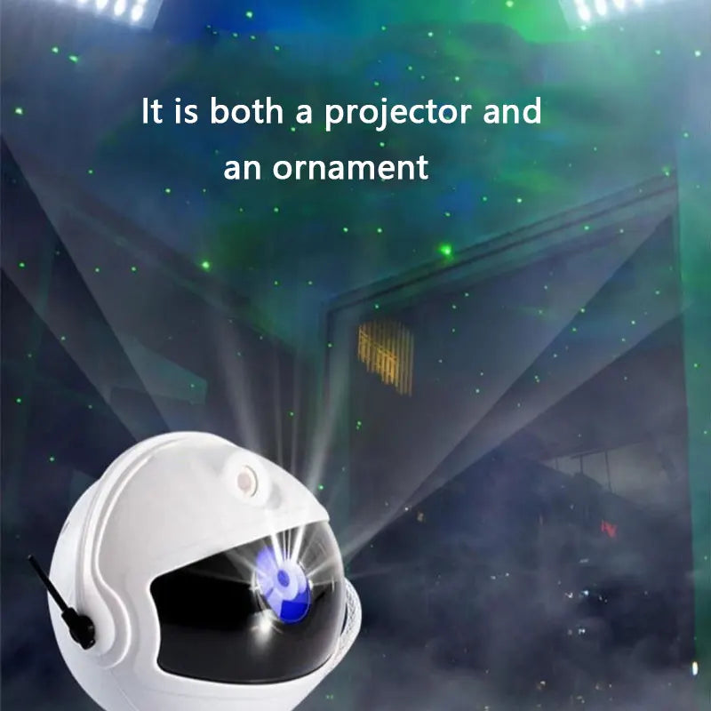 Astronaut Starry Nebula Galaxy Projector – LED Ceiling Lamp for Bedroom