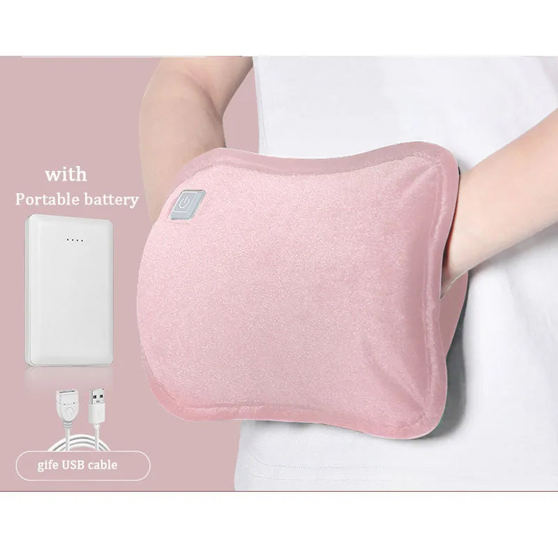 USB Rechargeable Graphene Hot Water Bag & Hand Warmer – Adjustable Temperature