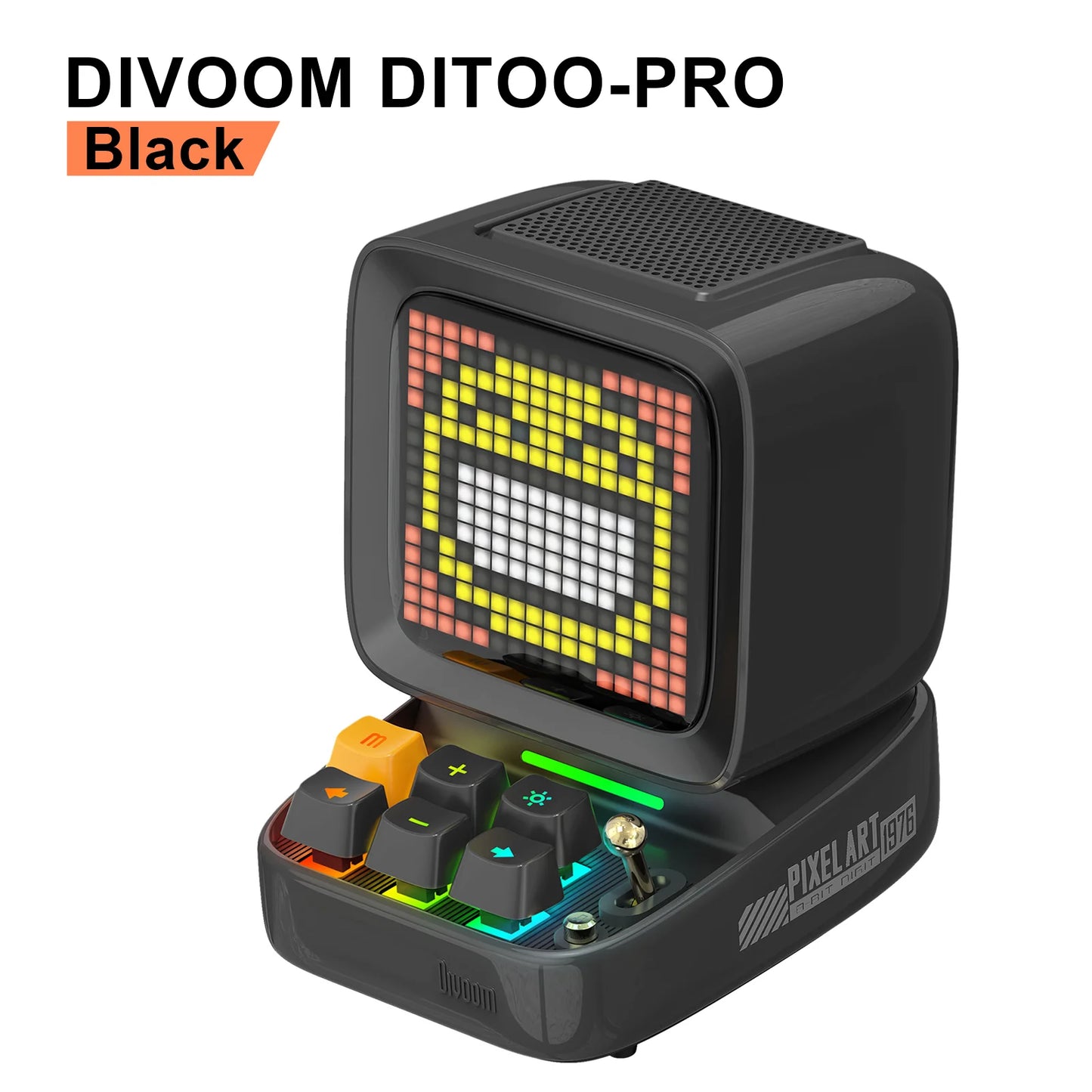 Divoom Ditoo-Pro Retro Pixel Art Bluetooth Speaker with Alarm Clock