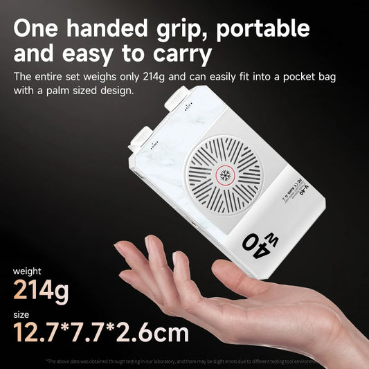 40W Bi-Color LED Camera Light 2500K-9000K with Battery
