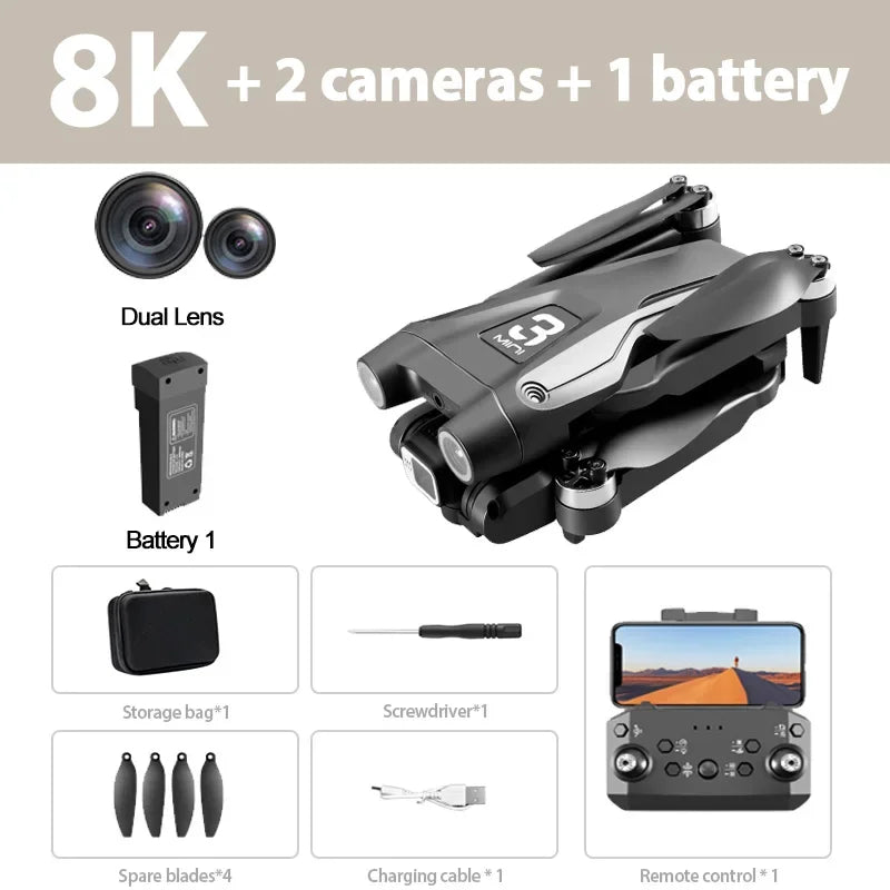 Xiaomi Mjia Z908 Pro Max Drone – 4K HD Dual Camera, Brushless, 5G WiFi