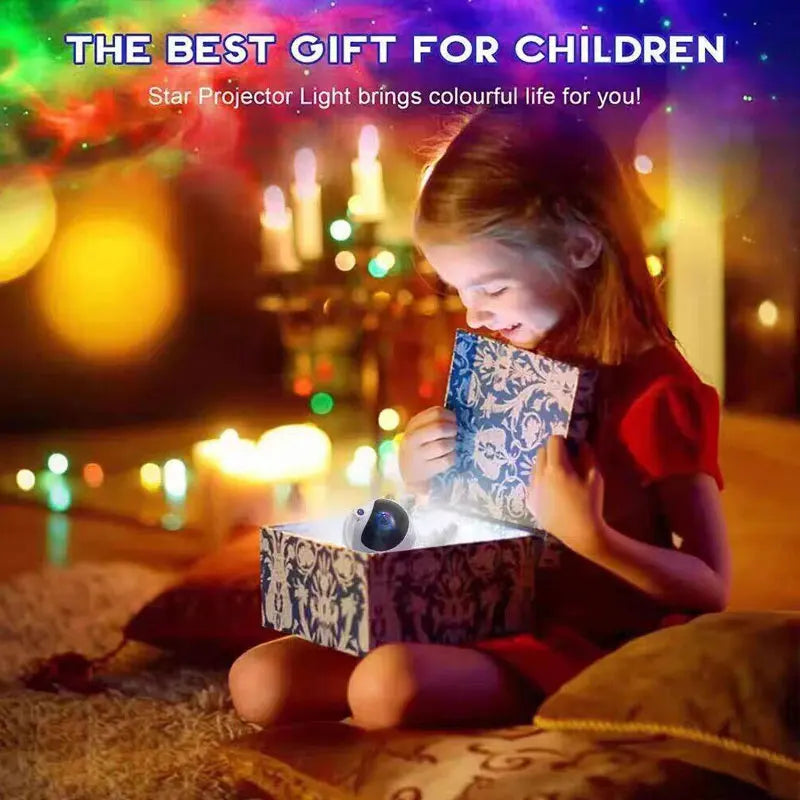 Astronaut Galaxy Projector – Starry Nebula Night Light for Home & Bedroom