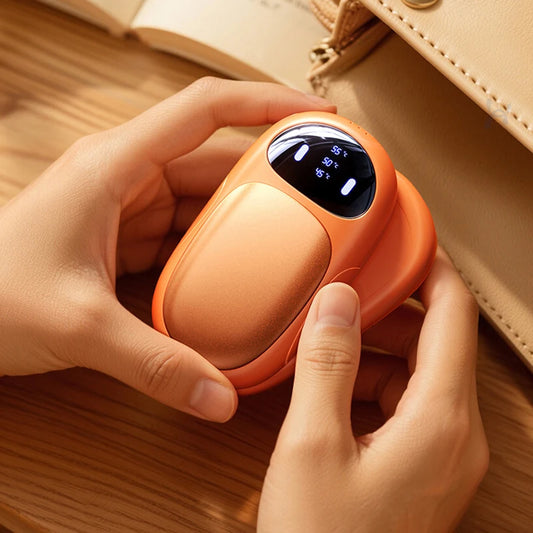 2-in-1 Magnetic Hand Warmer – USB Rechargeable, 3-Setting Compact Pocket Heater