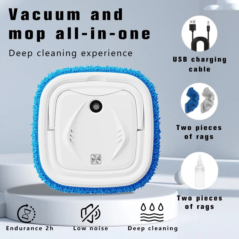 Robot Vacuum Cleaner & Mop All-in-One – Wet & Dry Dual Mode