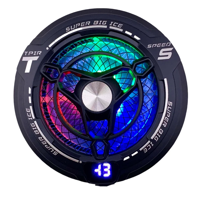 FS12 45W RGB Magnetic Tablet & Gaming Phone Cooler with LED | Makwando