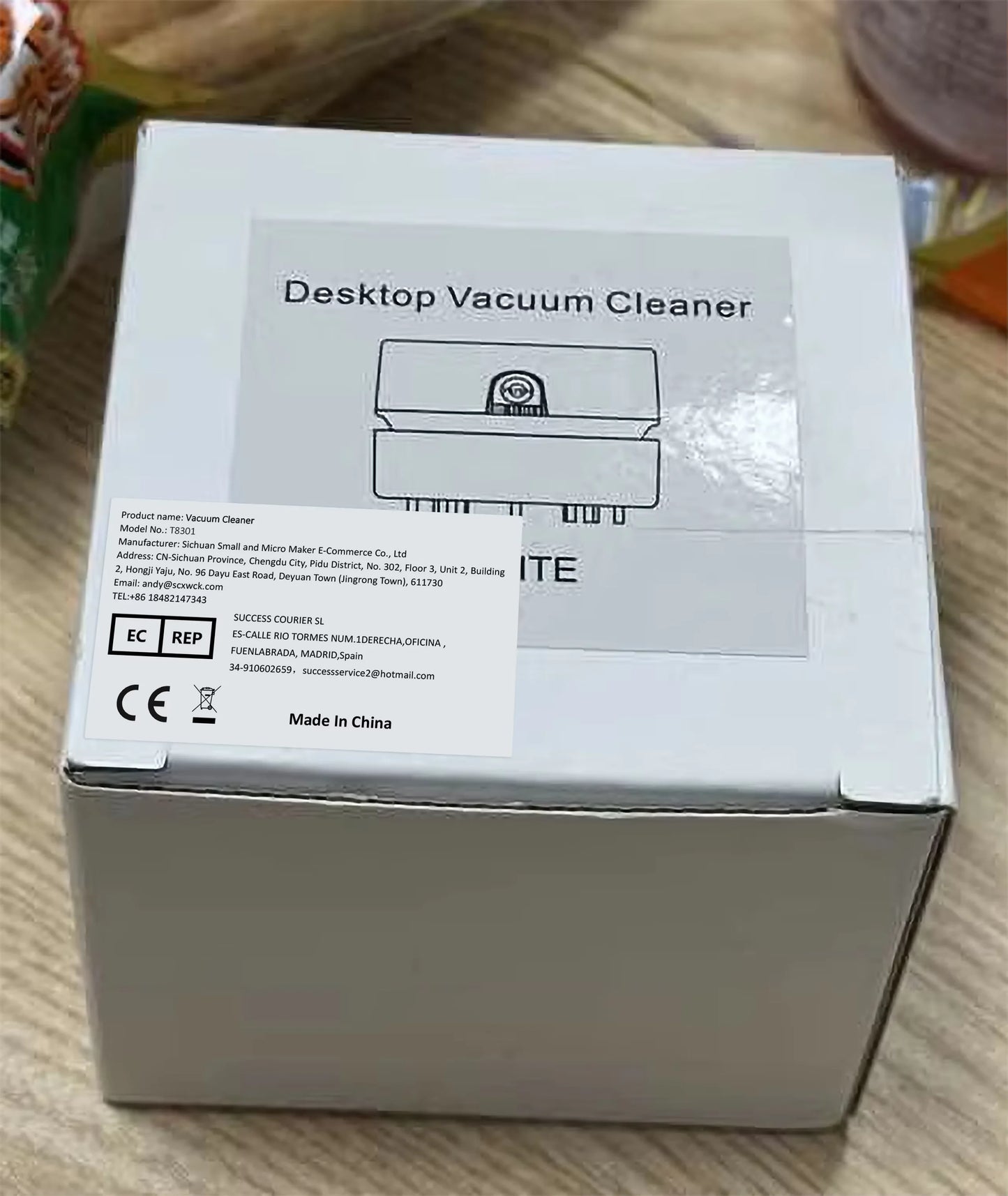 HOMEFISH Handheld Desktop Vacuum Cleaner for Students & Car