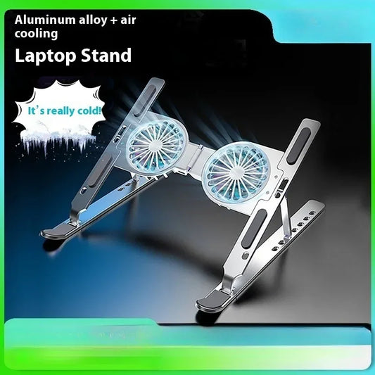 Adjustable Aluminium Laptop Stand with Air-Cooled Heat Dissipation