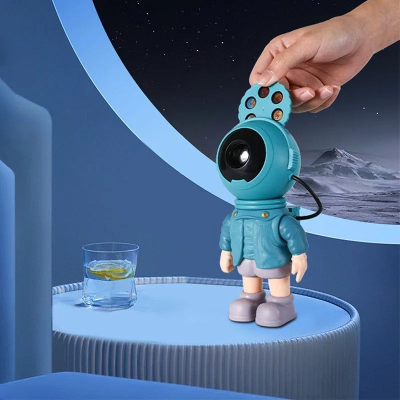 Astronaut Rocket Nebula Projector Lamp – Romantic Atmosphere Night Light