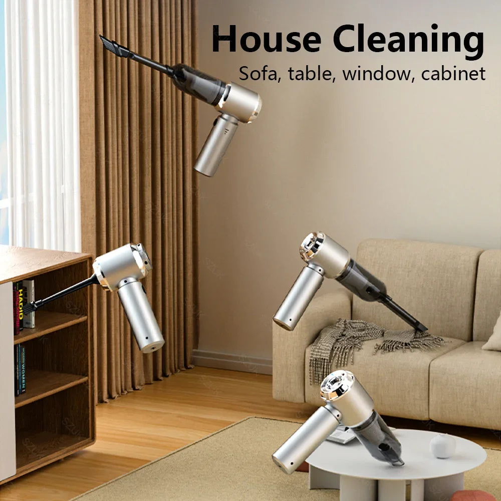 SZUK 180000PA Wireless Car Vacuum Cleaner with LCD Display