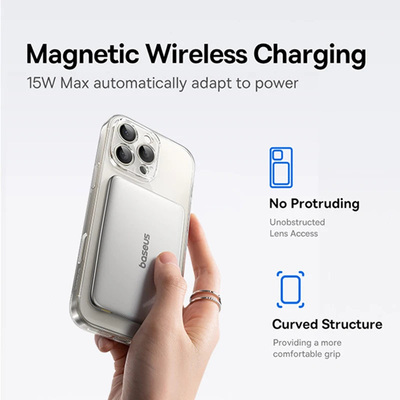 Baseus Slim Magnetic Power Bank – 5000mAh or 10000mAh