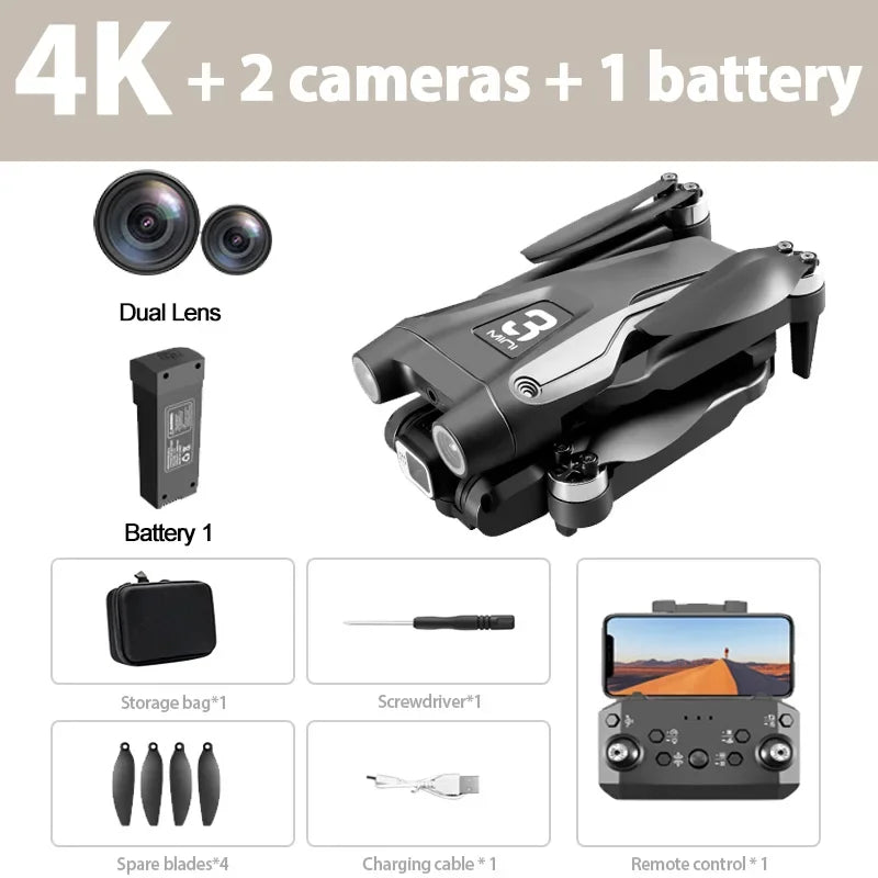 Xiaomi Mjia Z908 Pro Max Drone – 4K HD Dual Camera, Brushless, 5G WiFi