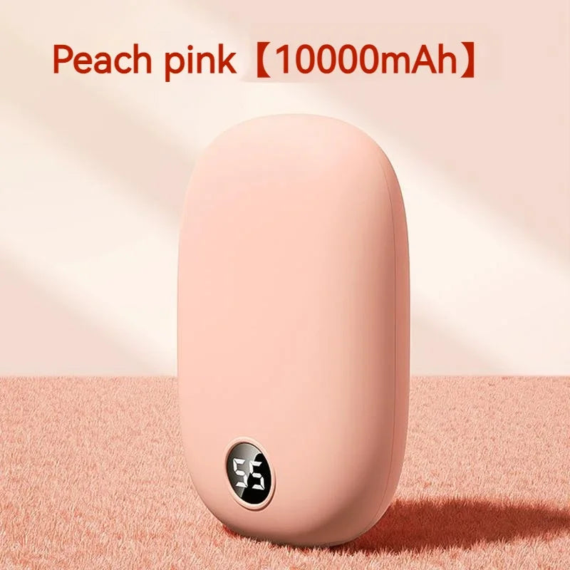 10000mAh 2-in-1 Hand Warmer & Power Bank – USB Rechargeable for Cold Weather