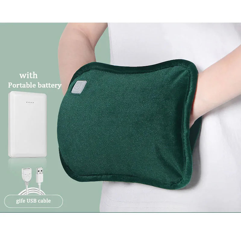 USB Rechargeable Graphene Hot Water Bag & Hand Warmer – Adjustable Temperature