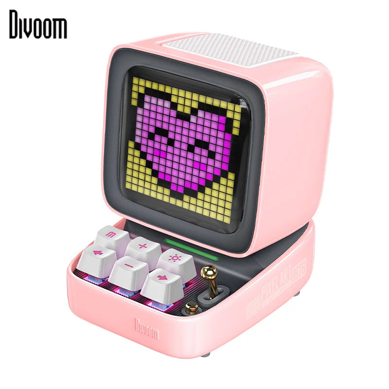 Divoom Ditoo-Pro Retro Pixel Art Bluetooth Speaker with Alarm Clock