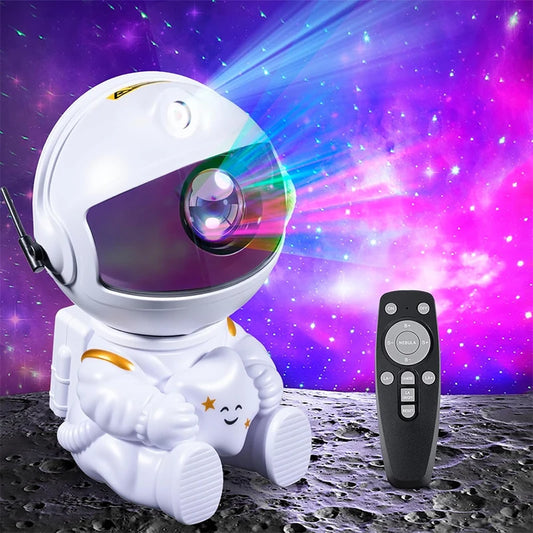 Astronaut Galaxy Projector for Kids – Night Light with Remote Control