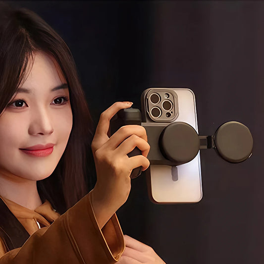 Magnetic LED Beauty Light with Mirror for Phone & Live Streaming