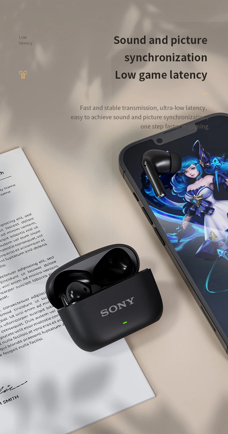 SONY S300 TWS Wireless Earphones – HiFi Stereo, Waterproof with Mic