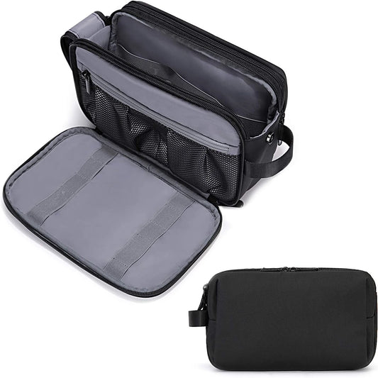 Men's Waterproof Travel Toiletry Bag – Dopp Kit & Shaving Organiser