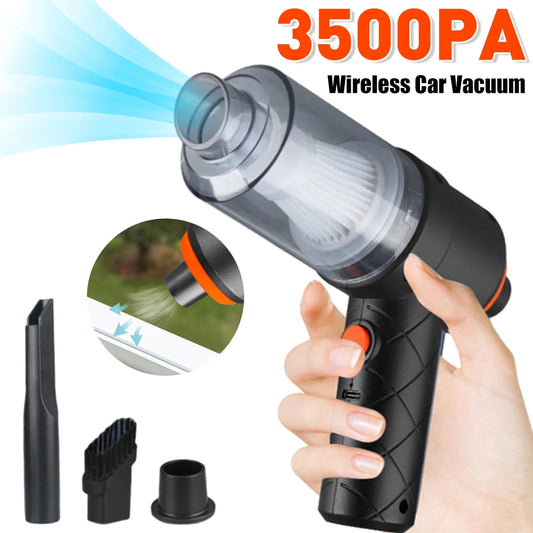 Portable Wireless Car Vacuum Cleaner 3500PA 120W for Car & Home