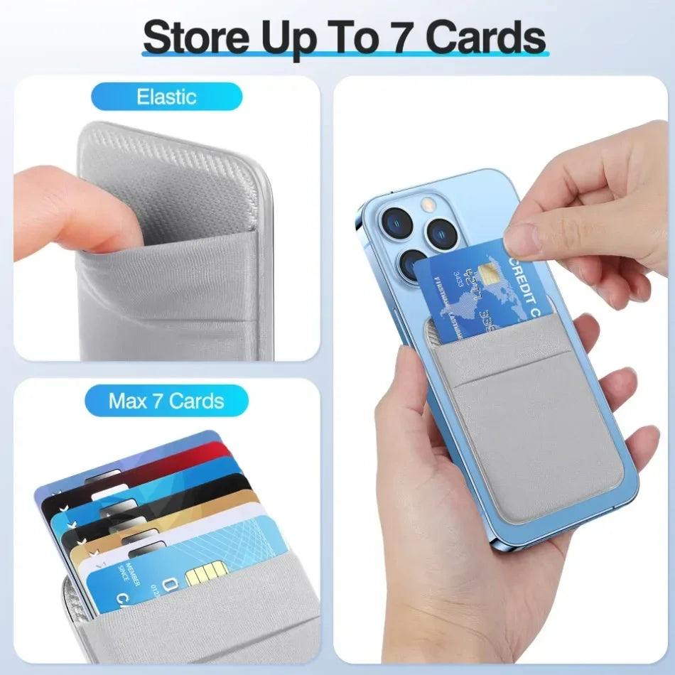 MagSafe Magnetic Card Holder Wallet for iPhone & Android