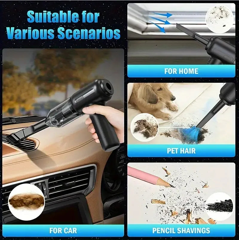 2-in-1 Cordless Air Duster & Vacuum Cleaner for Keyboard & PC
