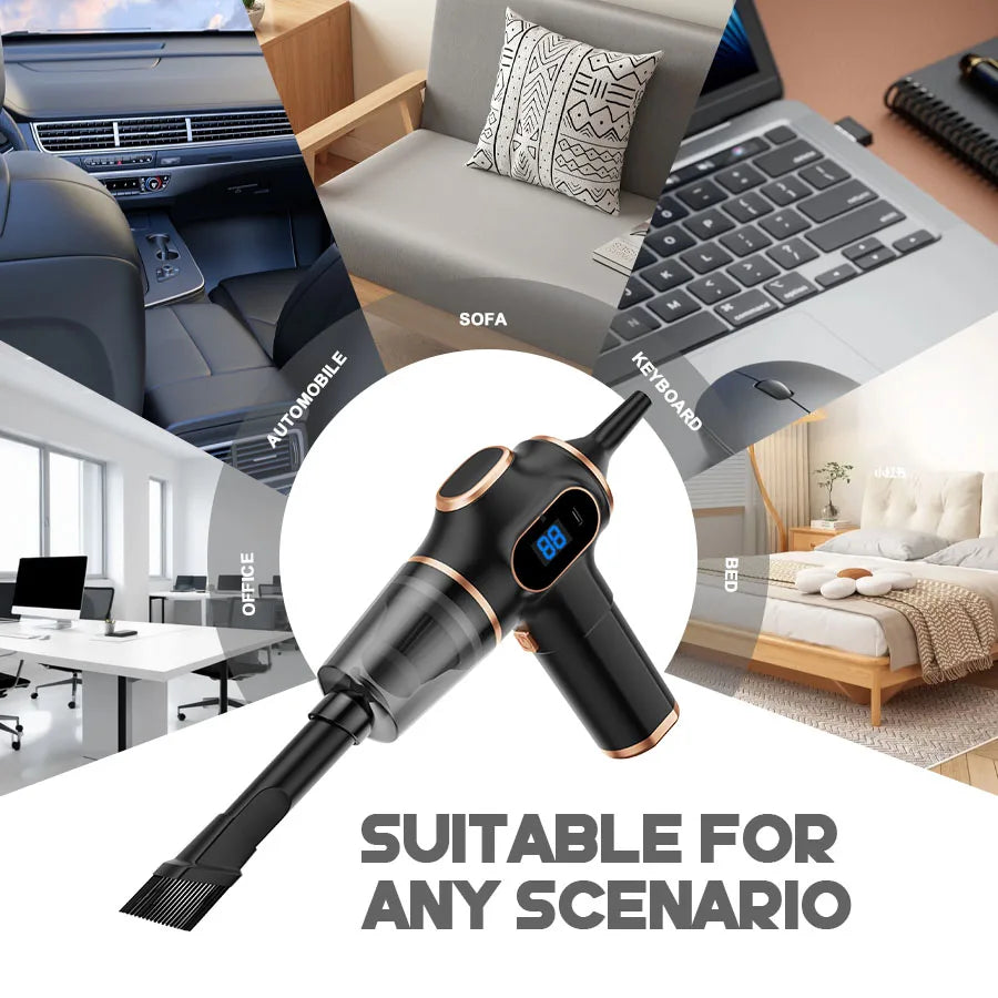Wireless Handheld Vacuum Cleaner 95000PA for Car & Home