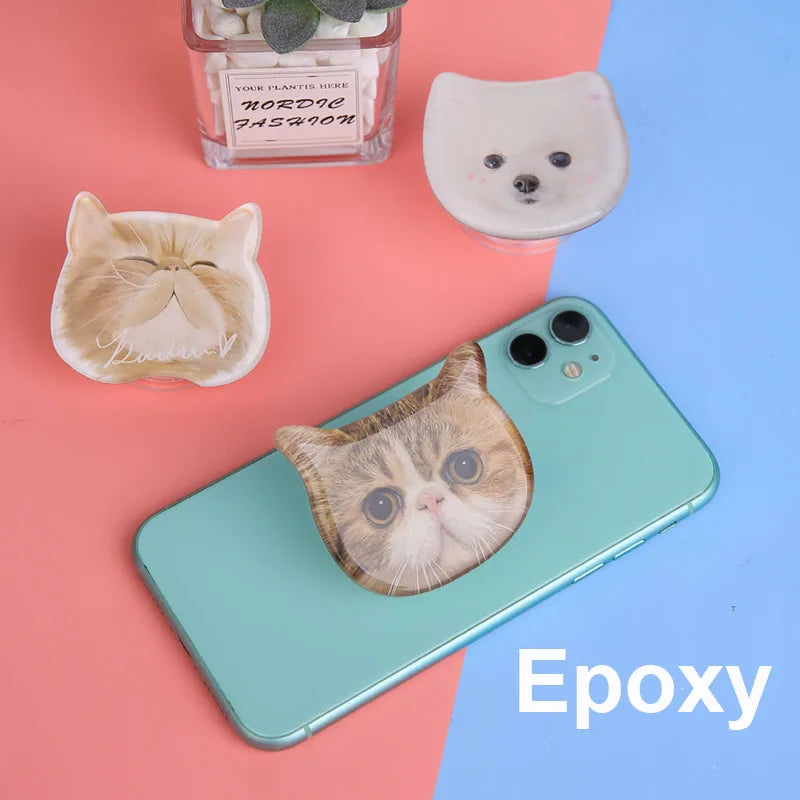 Custom Acrylic Phone Grip – Personalised Photo or Logo