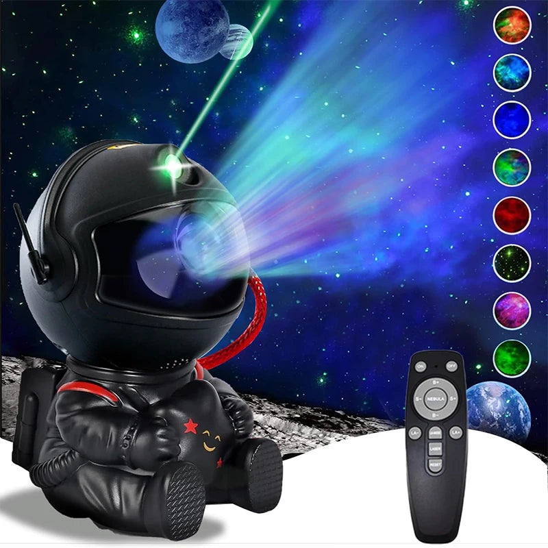 Astronaut Star & Galaxy Projector – Kids Nebula Night Lamp, Birthday Gift
