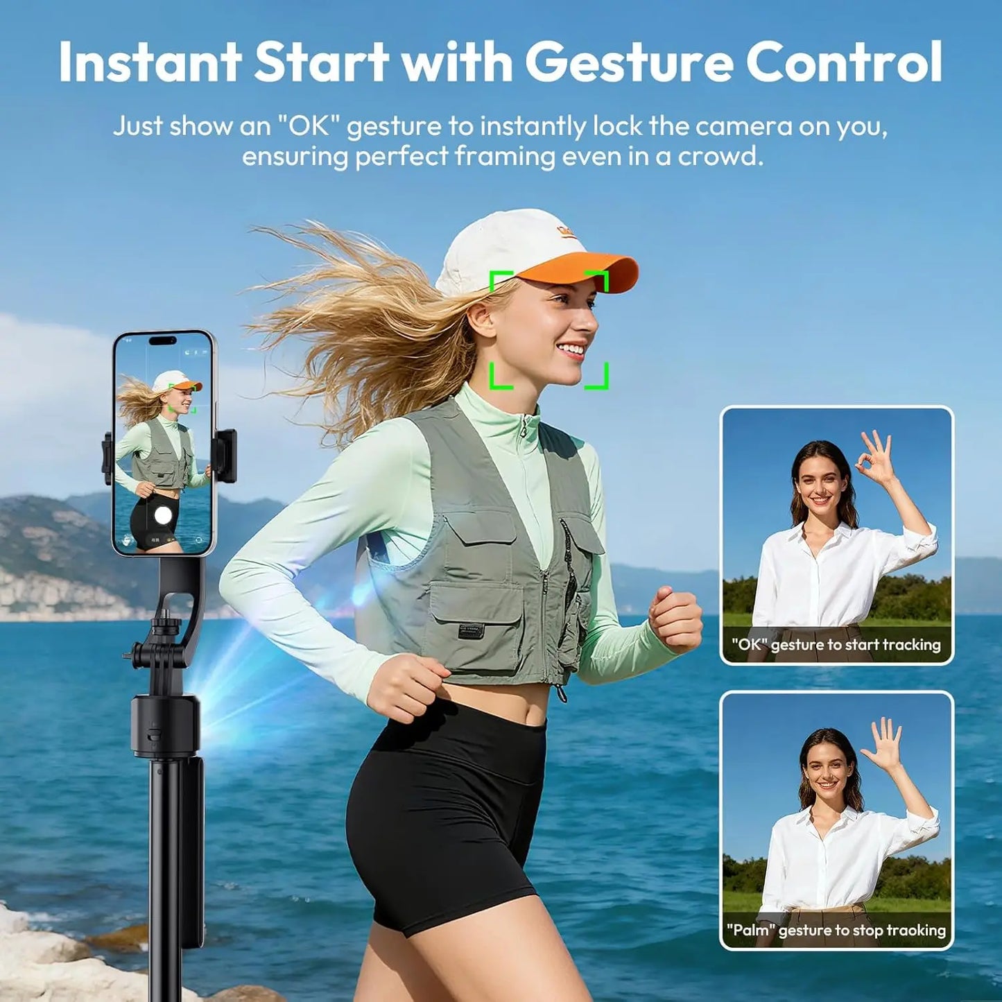 Ulanzi TT23 AI Face-Tracking Tripod 360° – Hands-Free Filming