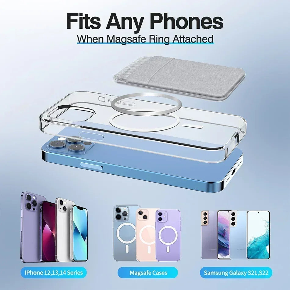 MagSafe Magnetic Card Holder Wallet for iPhone & Android