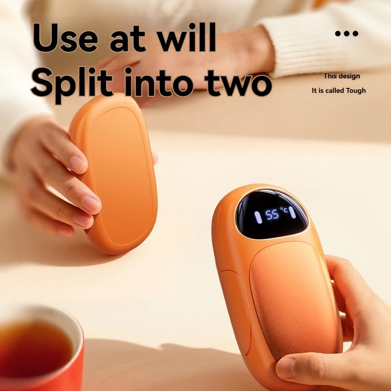 2-in-1 Magnetic Hand Warmer – USB Rechargeable, 3-Setting Compact Pocket Heater