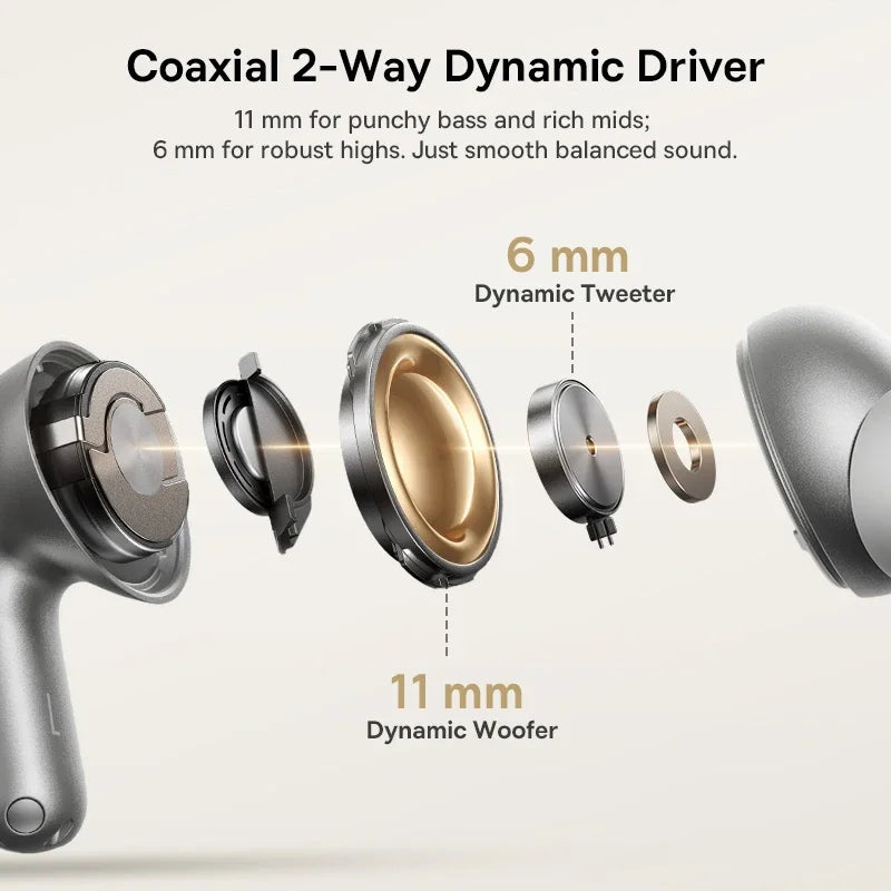 Baseus Bowie MP1 ANC Earbuds – -55dB, Bluetooth 6.0, IP55